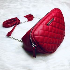 🆕 Quilted Red Fanny Pack